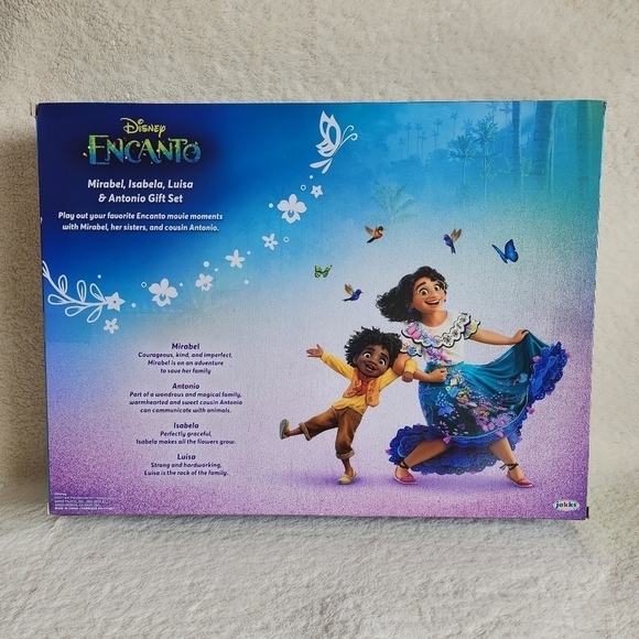 New Disney Encanto Barbie size doll gift set of Luisa Mirabel Isabella Antonio - Picture 7 of 7
